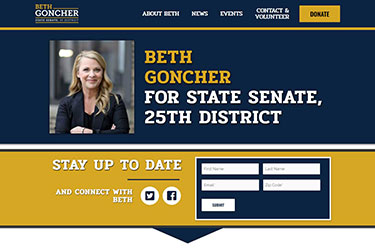 Beth Goncher For State Senate 25th District thumb